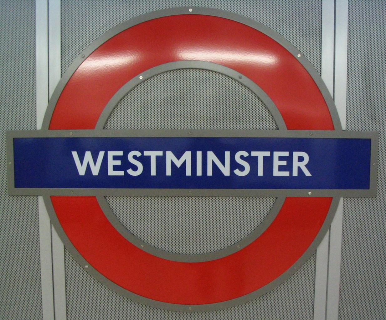 Westminster Underground Sign