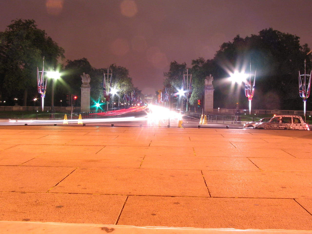 Roads from Buckingham Palace