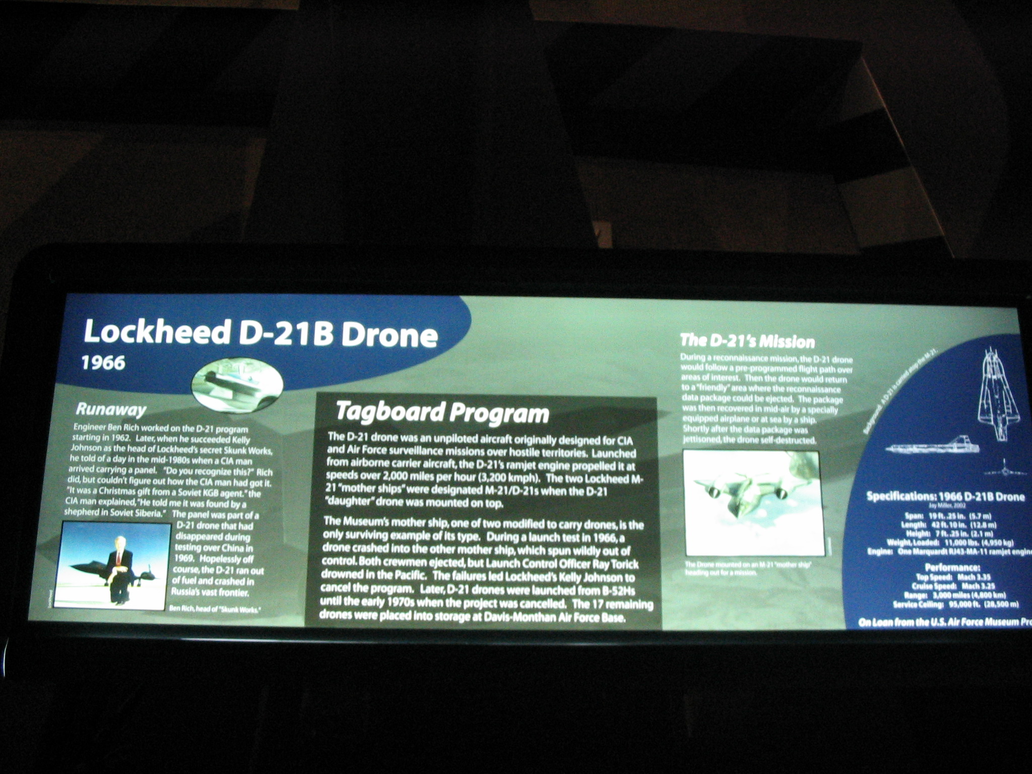 Blackbird Drone Info