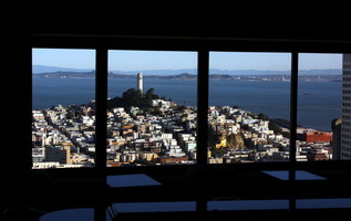 Bar View of Telegraph Hill and Coit Tower