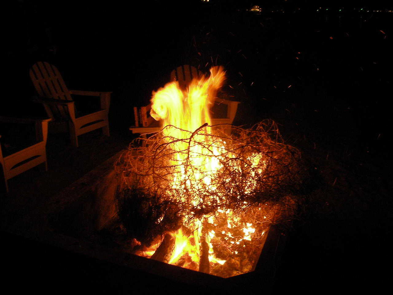 Burning a Tumbleweed