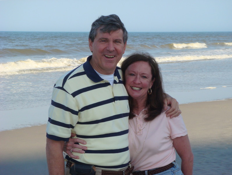 Mom and Dad on the Beach