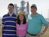 Family and Shuttle Atlantis
