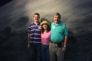 Mom, Dad, and Me with the Moon
