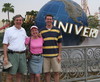 Family at the Universal Globe