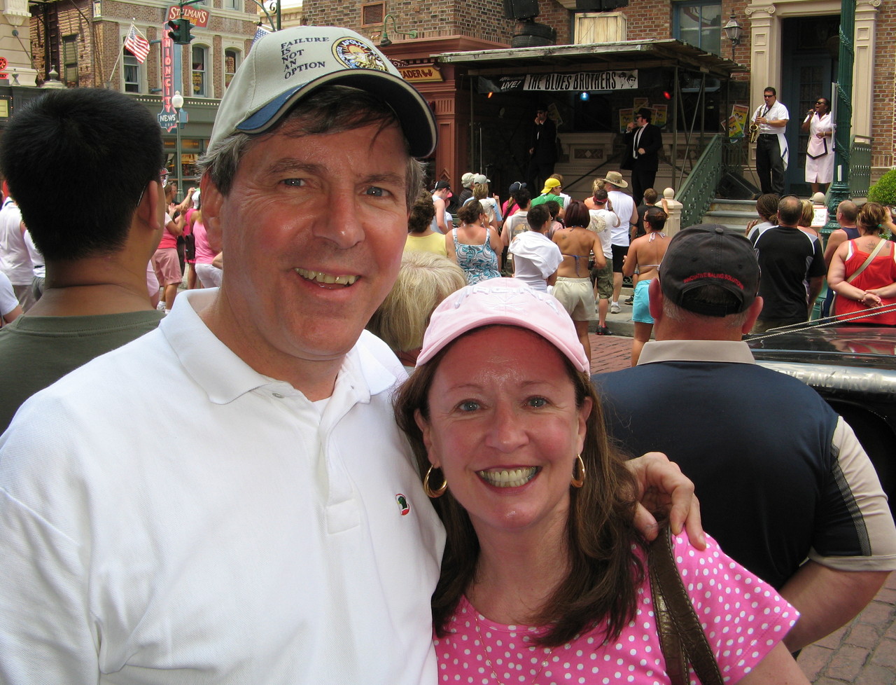 Mom and Dad at an impromptu Blues Brothers concert