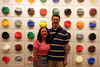 Mom, Me, and a Wall of Legos