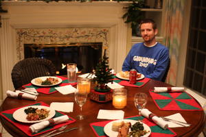Hampton at Christmas Eve Dinner