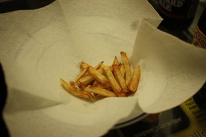 First batch of fries