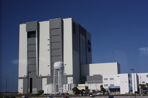 Vehicle Assembly Building and Shuttle Water Tower