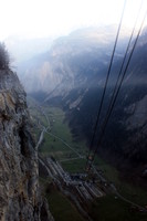 Stechelberg from the Gimmelwald Cable Car
