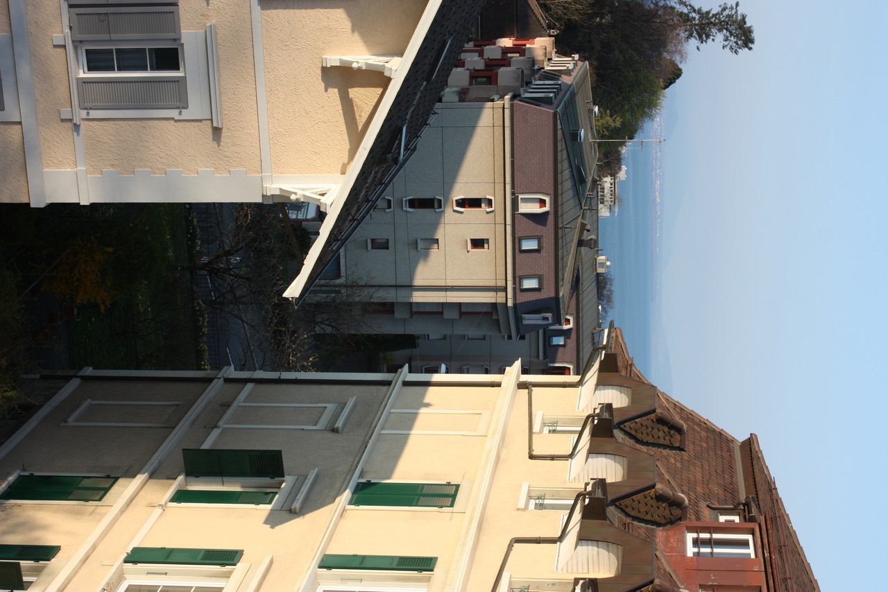 Hotel Room View, Looking Towards Lake Geneva