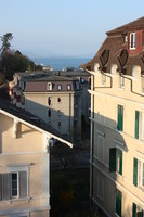 Hotel Room View, Looking Towards Lake Geneva