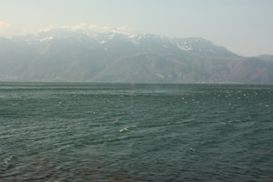 Lake Geneva and French Alps