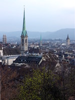 Zürich from the ETHZ Viewing Terrace