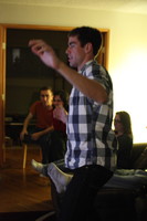 Evan Playing with the Kinect