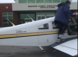 Dad's video of the flight