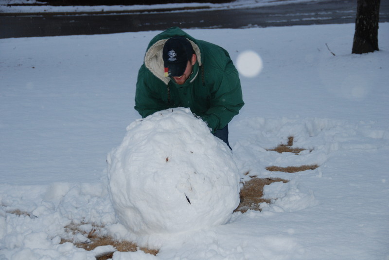 Rolling a snowball