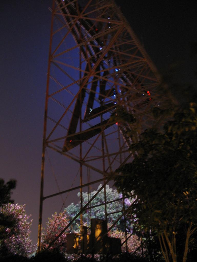 The Roanoke Star from Behind
