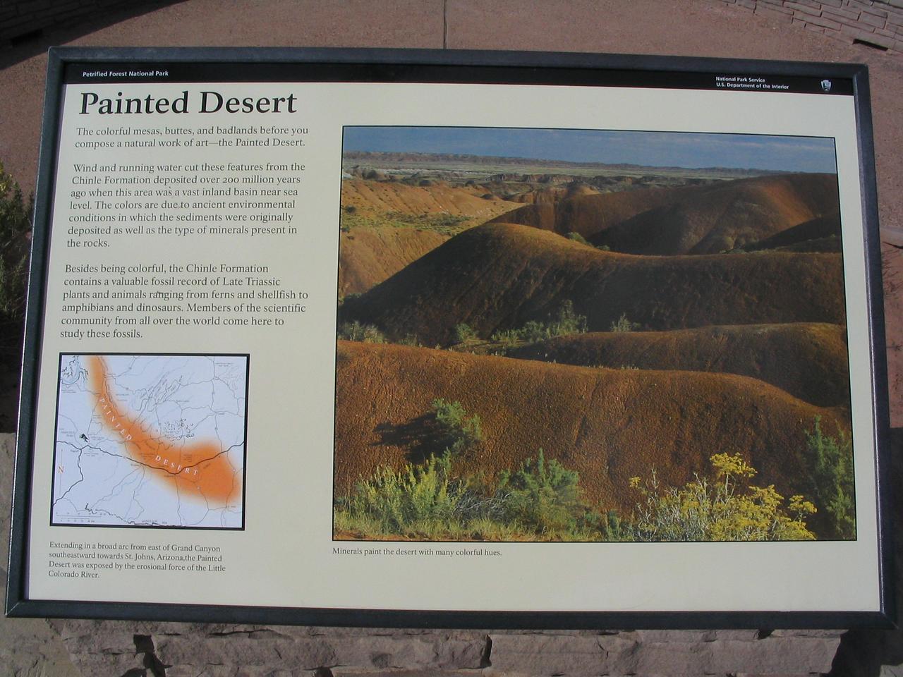 Painted Desert Info Sign