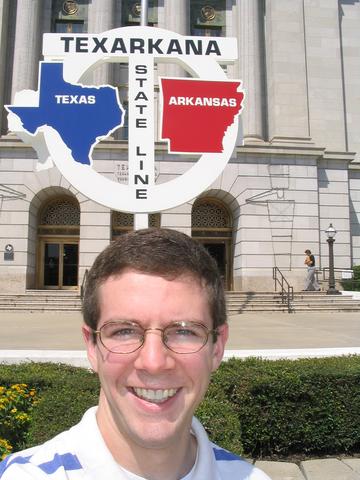 Standing in Texas and Arkansas