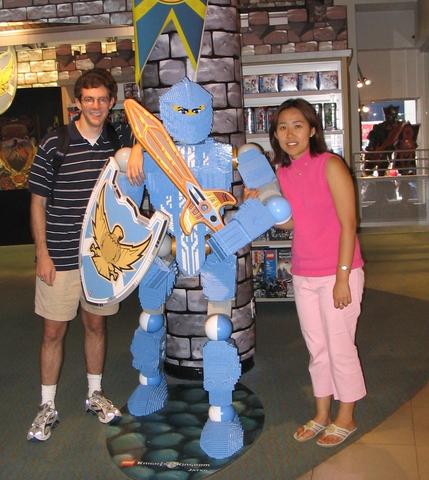 Claudia, Me, and a Lego Knight