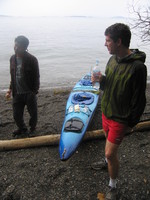 Andrew, Me, and Our Kayak