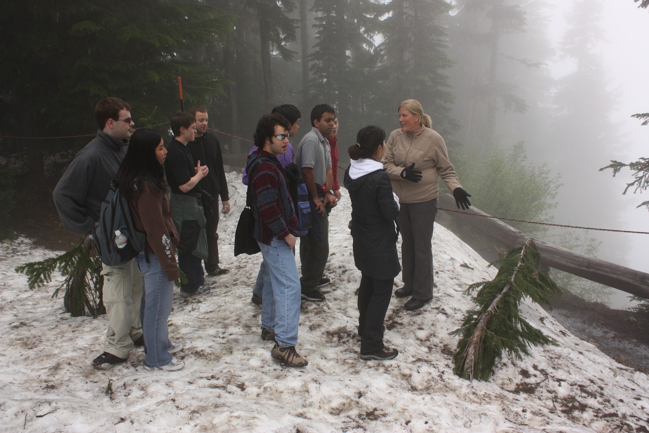 End of the Hike; Beginning of the Snowball Fights