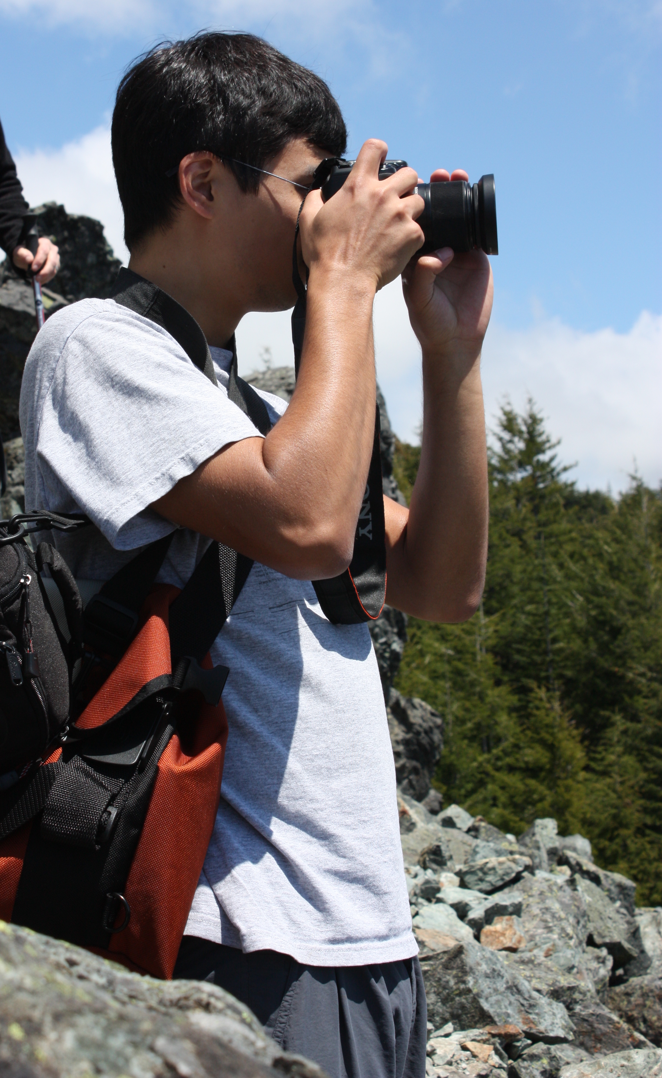 Andrew Photographing